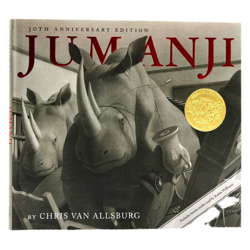 勇敢者的游戏Jumanji 30th Anniversary Edition 英文原版绘本 儿童绘本故事书