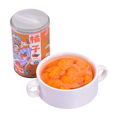 橘子罐头午后休闲零食