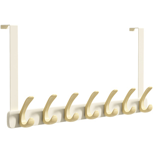 门后挂钩免打孔挂衣架卧室入户门背后衣服挂架帽子收纳壁挂挂衣钩