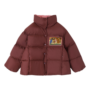 【自发热太空绒】女童轻薄款媲美羽绒服秋冬儿童保暖羽绒棉服外套