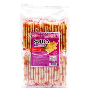 香港GEL紫菜梳打饼干SODA苏打饼540g 18包独立包装 零食饼干