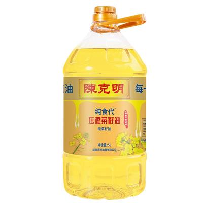 5l菜籽油陈克明食用油