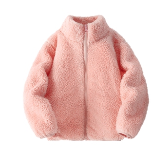 史努比童装女童摇粒绒外套秋冬女孩冬季保暖冬装儿童加厚加绒开衫