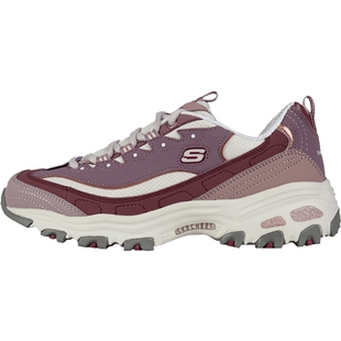 斯凯奇女鞋新款时尚运动鞋官方旗舰正品减震增高休闲鞋女款熊猫鞋