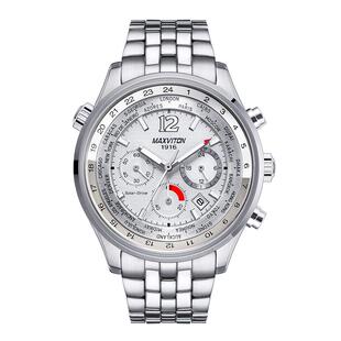 玛斯威顿大表盘手表男高级感时尚夜光防水全自动机械式光能手表男