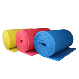 彩色高密度橡塑板海绵自粘管道空调保温棉隔热棉隔音棉墙体防撞棉