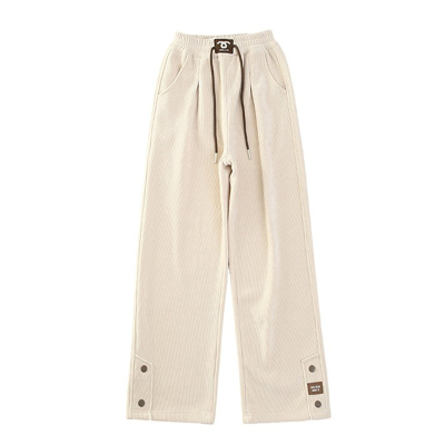 长裤加绒加厚阔腿裤童装