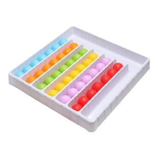 新品缤纷彩球归位玩具颜色认知分类游戏儿童亲子互动益智桌游玩具