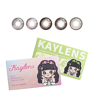 KAYLENS月抛美瞳财阀千金糯米肉松团子草莓桃桃莱茵梦绿漫夜幻蓝
