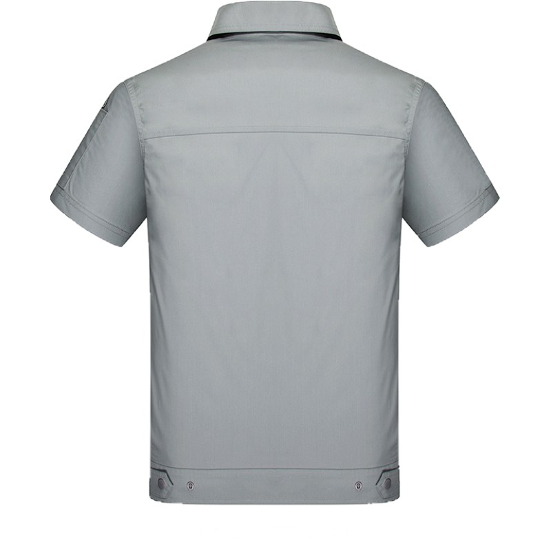 夏季短袖工作服套装男女汽修服工厂车间劳保服工装酒店工程部夏装