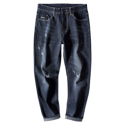 修身小脚牛仔裤男款弹力长裤子男