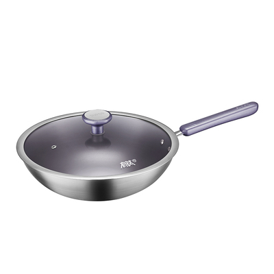 苏泊尔有钛无涂层家用不粘炒锅