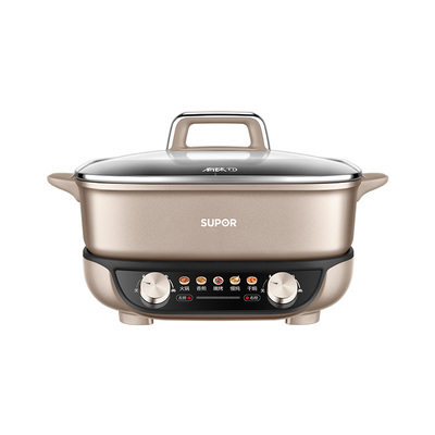 苏泊尔速沸电火锅家用7L大容量多功能不粘可拆洗鸳鸯智能电煮锅