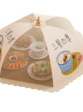 菜罩家用饭菜罩遮尘防虫餐桌罩