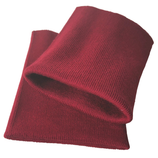 丝光棉无缝防护服袖口罗纹圆筒针织细螺纹秋卫衣外套裤口加长收口