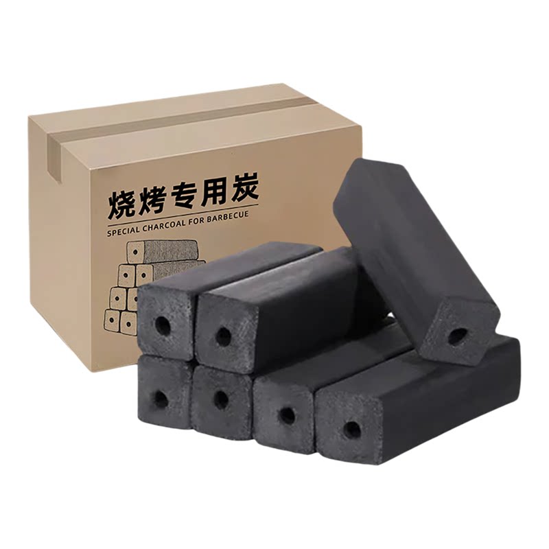 木炭家用无烟烧烤机制碳专用室内果木碳易燃户外烤炉炭铜火锅竹炭