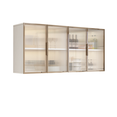 玻璃门吊柜铝合金简约墙壁柜