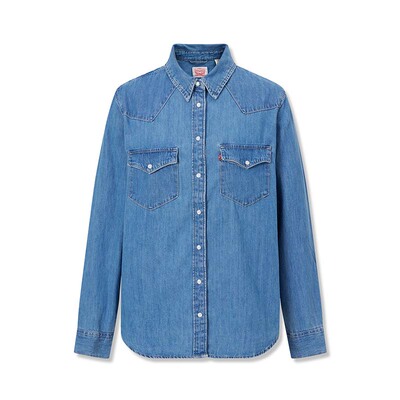 Levi's李维斯宽松女士牛仔衬衫
