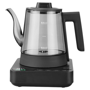 康乐烟灰玻璃全自动上水电热烧水壶泡茶茶台抽水一体保温防溢新款