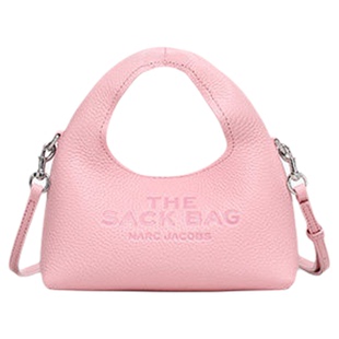 【新品】MARC JACOBS/莫杰 SACK 迷你牛皮字母斜挎包手拿包hobo包