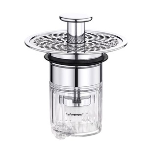 波洛克洗手盆脸池漏水塞洗面盆弹跳芯下水器配件按压式防臭过滤网