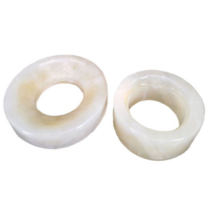 隔姜灸玉垫玉托隔热垫艾塔艾坨器艾灸木托艾绒灸器底座器具肚脐灸