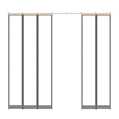 冬季保暖防风门帘四槽可收纳更多