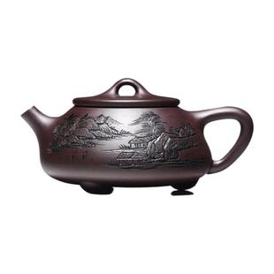 宜兴紫砂壶名家石瓢壶正宗纯全手工大小容量泡茶壶家用茶具套装2