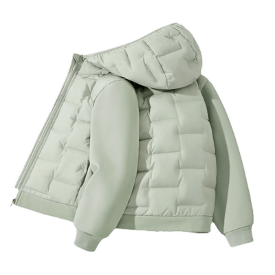 棉致三防科技拼接设计羽绒服外套