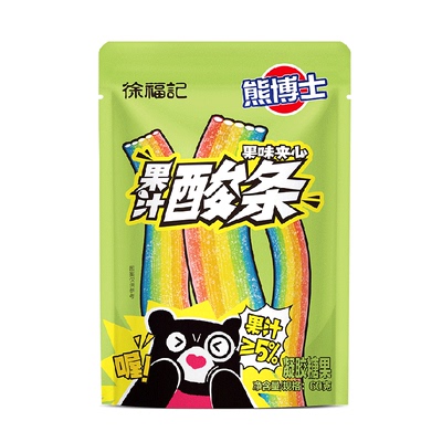 徐福记熊博士果汁夹心糖果