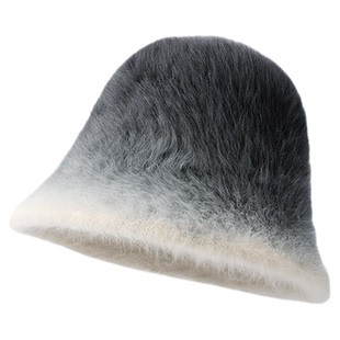 alo秋冬季纯羊毛渔夫帽子女防风保暖羊绒盆帽纯色显瘦百搭韩版潮