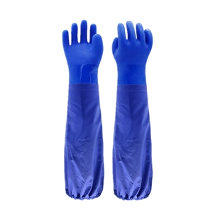 东亚806B松紧型接袖手套 劳保工业加长捕鱼渔业防水耐油耐磨机械