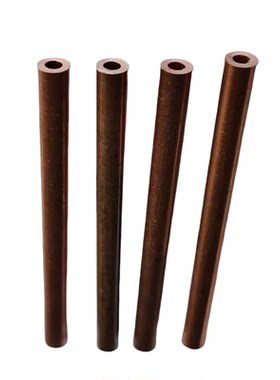 T2紫铜管穿孔电极铜管细孔放电红铜毛细管单孔Φ0.1-10*400/500mm