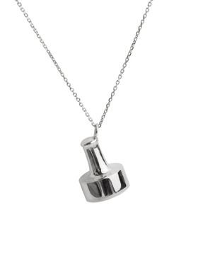 可刻字有趣纪念日印章情侣项链