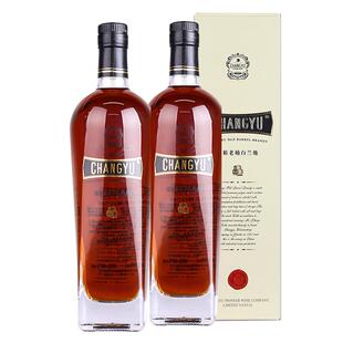 张裕官方旗舰店正品 烟台张裕国产老桶白兰地 双支装洋酒 可调酒