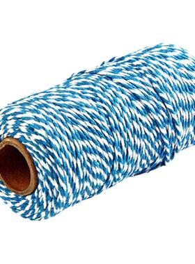 100米双色棉绳手工DIY编织合股绳