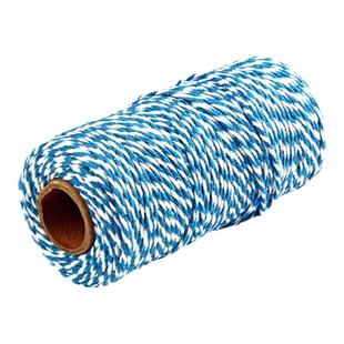 100米双色棉绳线子DIY手工编织彩色合股绳子吊牌细棉绳粽子绳材料