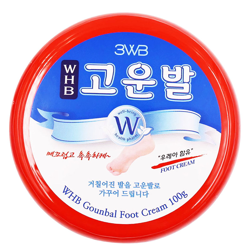 三得毕护脚霜美康3WB足跟防裂足霜