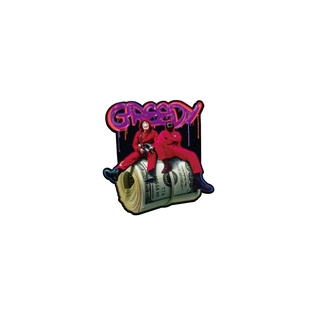 TLP反光车贴  纸钞屋X红衣人木头人贪婪美元涂鸦剧迷防水平面贴纸