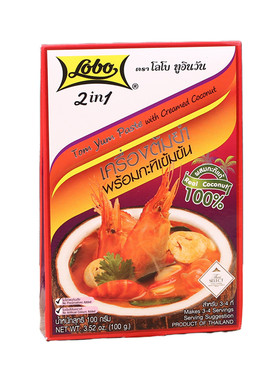 泰国LOBO二合一冬阴功料含椰浆版