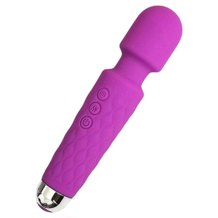 软硅胶充电电动按摩器手持式按摩棒小腿肌肉脖子颈椎经络疏通神器