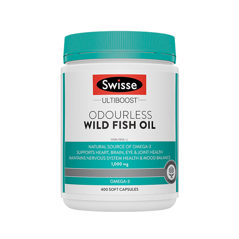 Swisse无腥味鱼油1000mg400粒