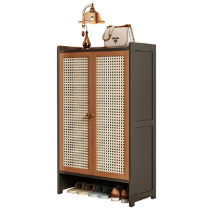 入户鞋柜家用门口2025新款鞋子收纳柜小户型高级感多层防尘鞋架子