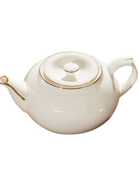 金边饭店餐厅印字泡茶壶定制logo
