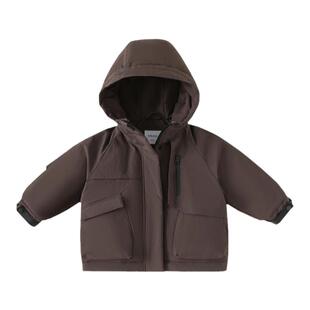 INSbobo儿童羽绒服冬季女童羽绒服90白鸭绒男童羽绒服宝宝冬装潮