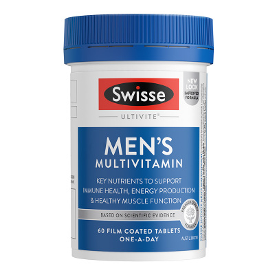 swisse男士复合维生素多种综合片免疫力抵抗力维生素cb12锌旗舰店