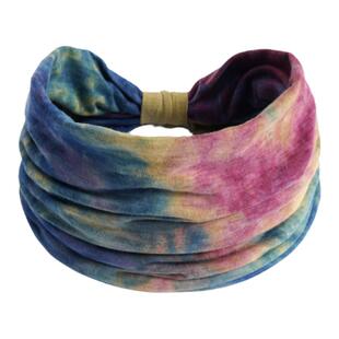 瑜伽运动发带女遮白发头套压发洗脸头巾彩虹吸汗头带月子包头发饰