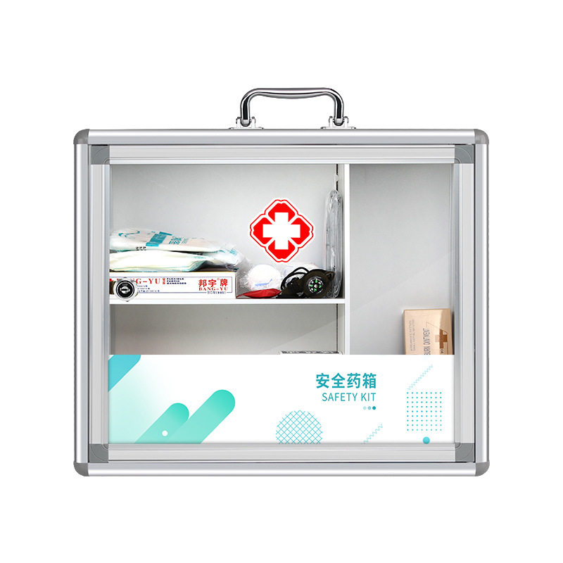 壁挂式铝合金手提药箱急救箱便携