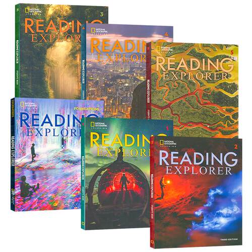 【自营】正版进口图书Reading Explorer第三版阅读探索者入门级12345级送在线账号美国国家地理NGL中小学英语阅读教材初高中英语