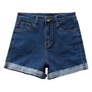 直筒裤短裤薄款弹力牛仔裤